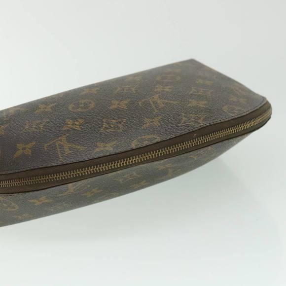 LOUIS VUITTON Monogram Trousse Demi Ronde Cosmetic Pouch M47520 LV Auth yk8915 - Picture 5 of 16